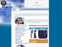 Tablet Screenshot of konisgroup.com